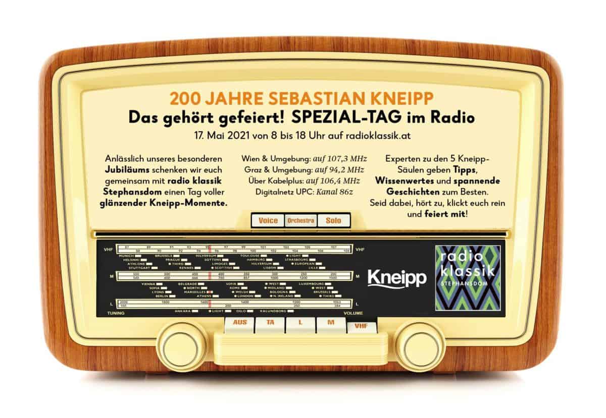 Montag, 17. Mai 2021 – 200 Jahre Sebastian Kneipp – sei mit dabei!